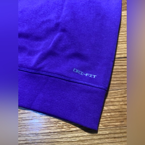 NIKE JORDAN JUMPMAN DRI FIT SLEEVELESS HOODIE Men’s Sz M New! Purple! - Picture 5 of 6